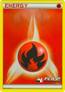 Fire Energy (2011 Play Pokemon Promo) [League & Championship Cards] | Silver Goblin
