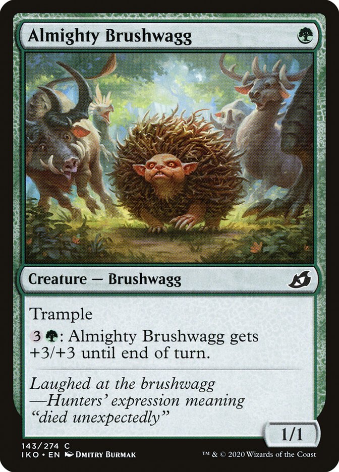 Almighty Brushwagg [Ikoria: Lair of Behemoths] | Silver Goblin