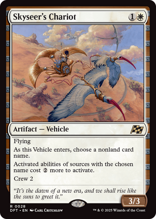 Skyseer's Chariot Foil (028) - Aetherdrift