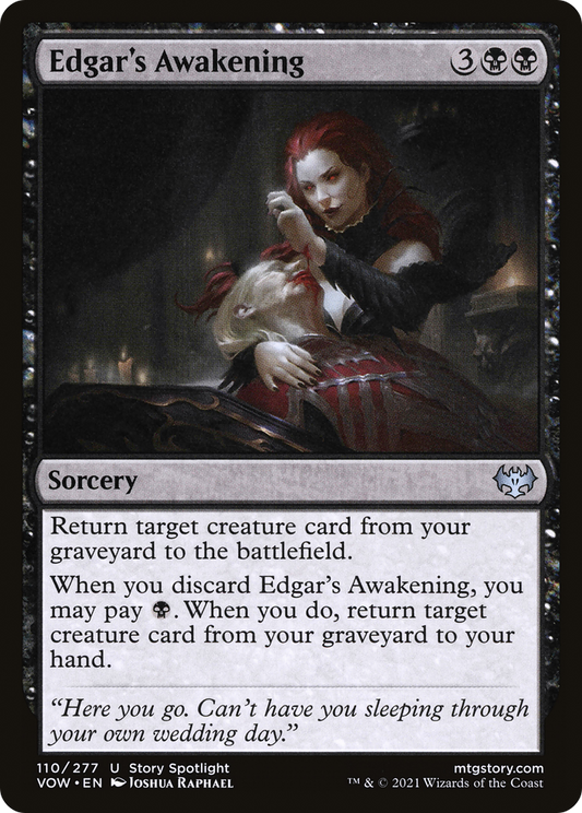 Edgar's Awakening [Innistrad: Crimson Vow] Foil