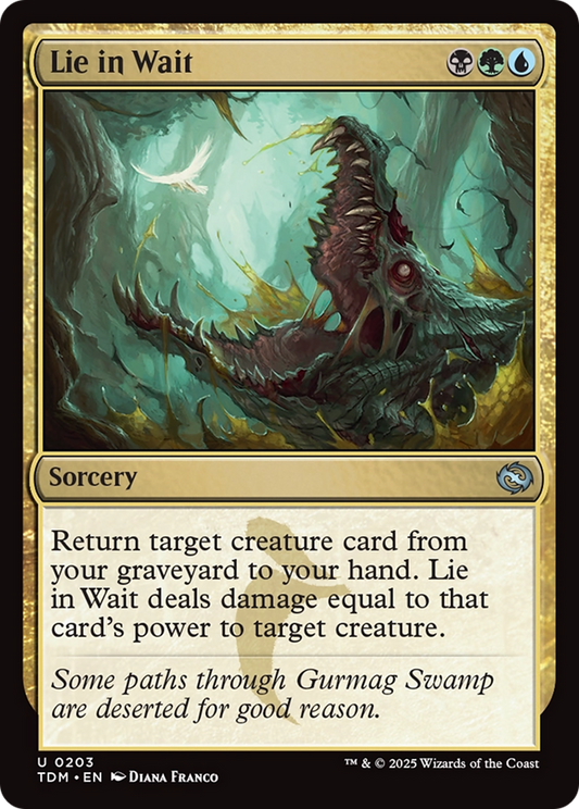 Lie in Wait (203) Foil - Tarkir: Dragonstorm