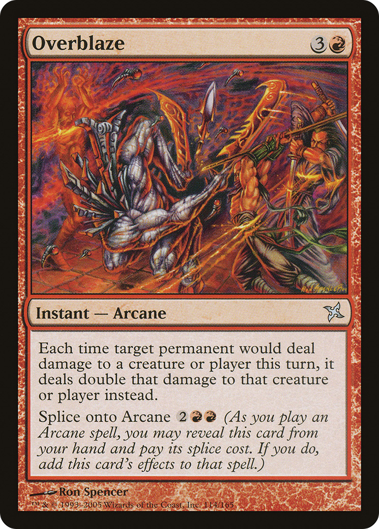 Overblaze (114) Foil - Betrayers of Kamigawa