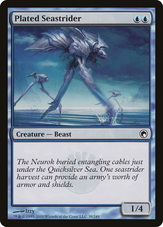 Plated Seastrider [Scars of Mirrodin] Foil