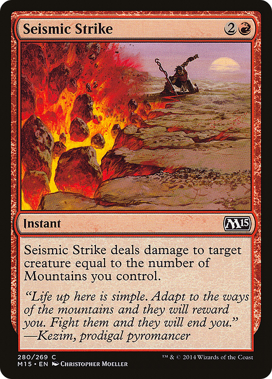 Seismic Strike [Magic 2015] Foil