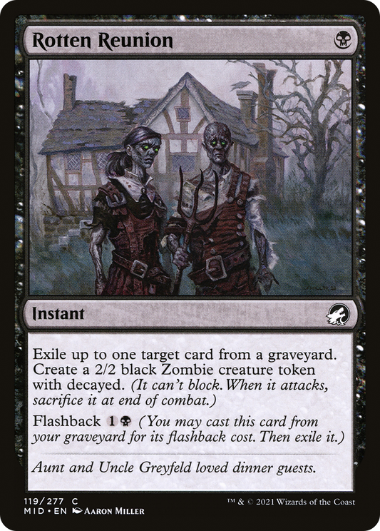 Rotten Reunion [Innistrad: Midnight Hunt] Foil