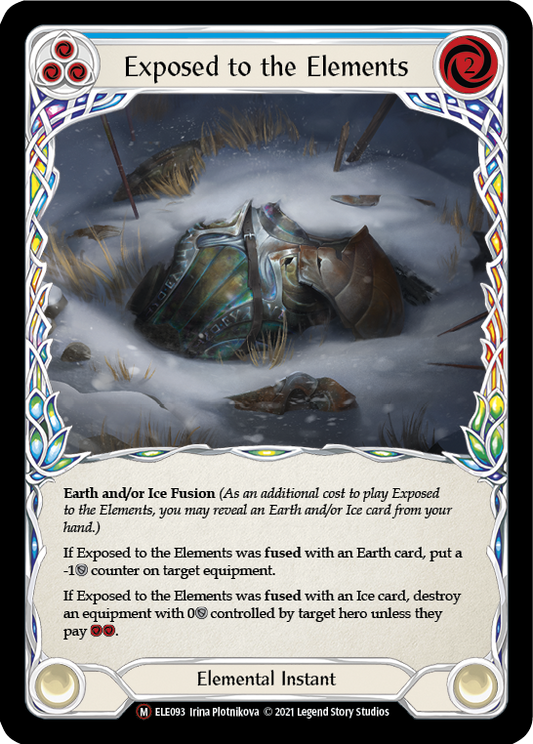 Exposed to the Elements Unlimited Edition Rainbow Foil (ELE093) - Tales of Aria