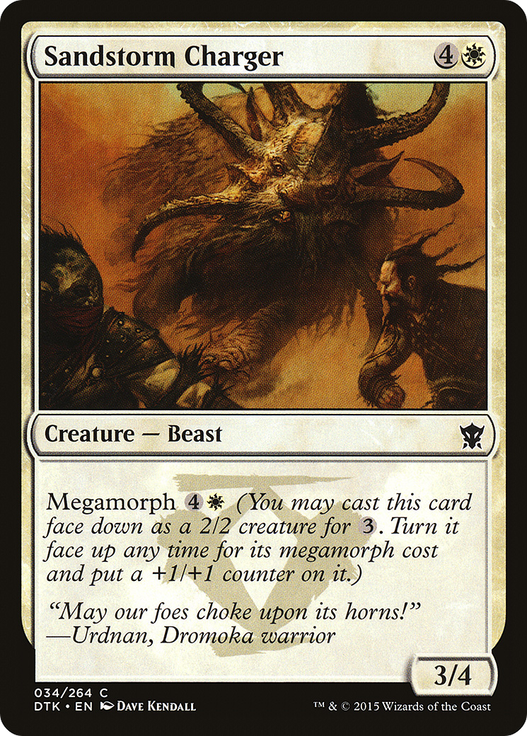 Sandstorm Charger (034) Foil - Dragons of Tarkir
