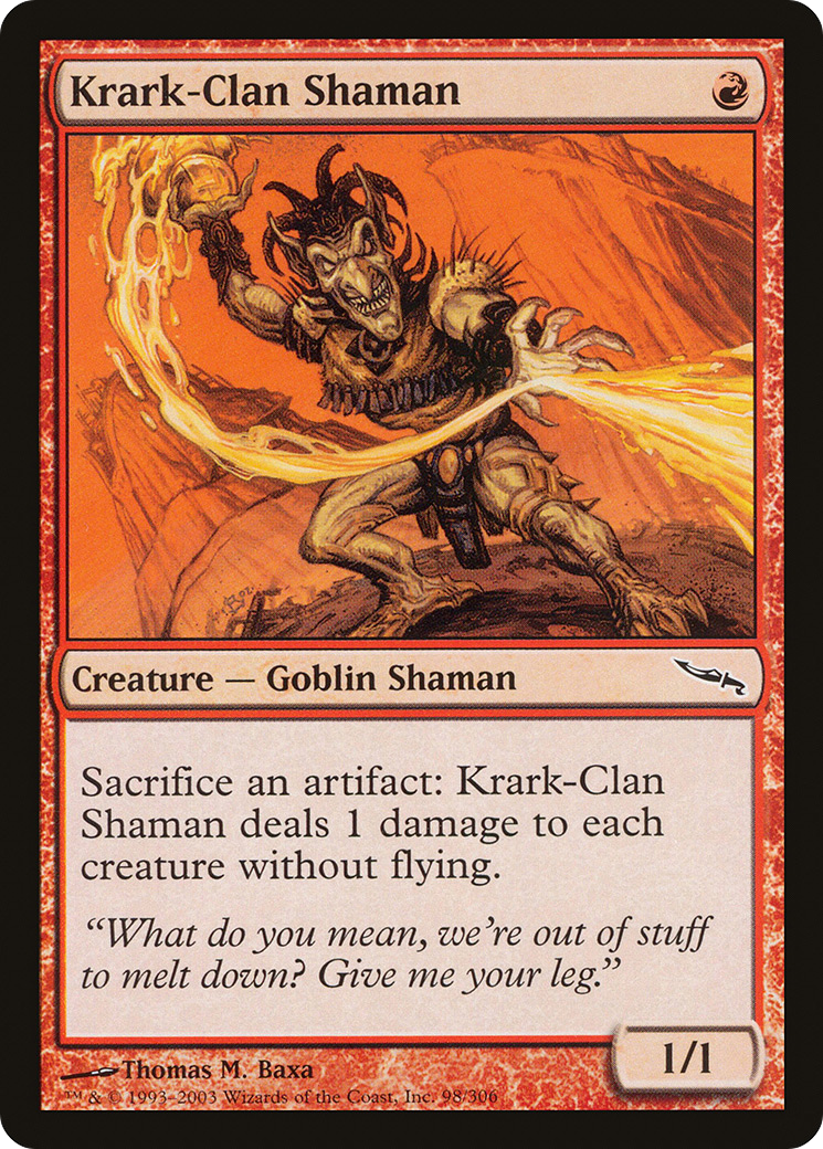 Krark-Clan Shaman [Mirrodin] Foil