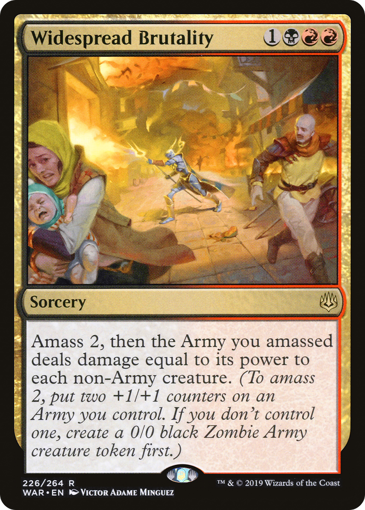 Widespread Brutality [War of the Spark] Foil