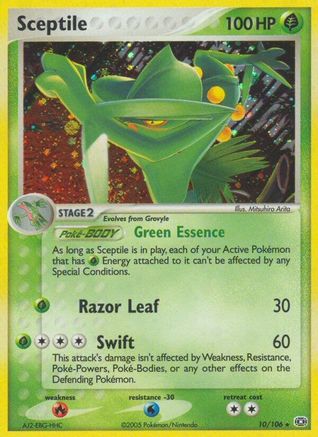 Sceptile (10) Reverse Holofoil - Emerald