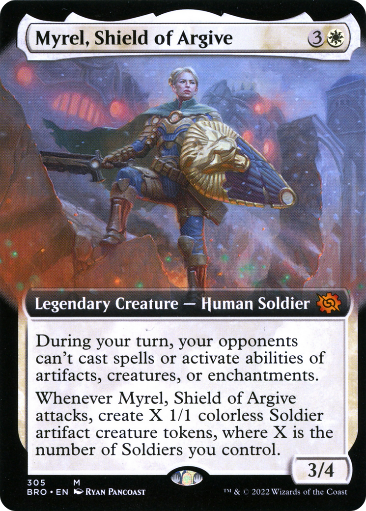 Myrel, Shield of Argive (Extended Art) [The Brothers' War]