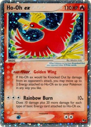 Ho-Oh ex (17/17) (Holo) [POP Series 3] | Silver Goblin