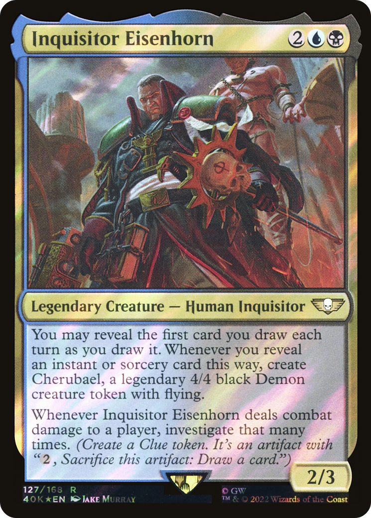 Inquisitor Eisenhorn (127) Surge Foil - Warhammer 40,000 Commander