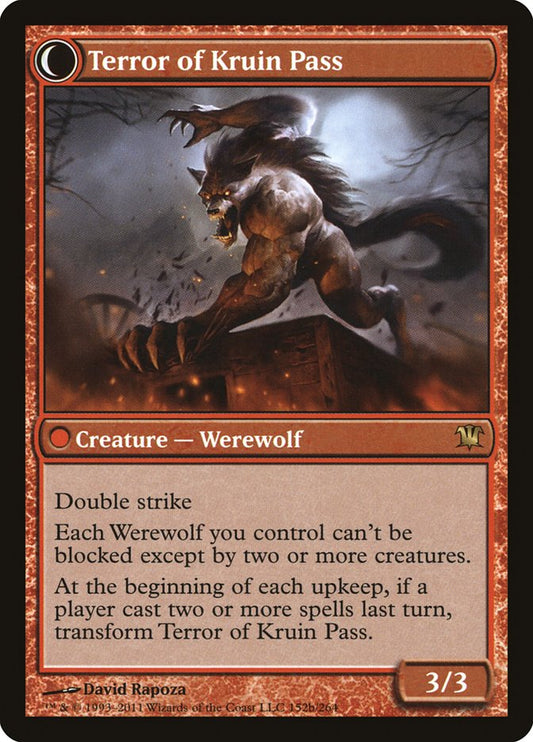 Kruin Outlaw // Terror of Kruin Pass [Innistrad] Foil