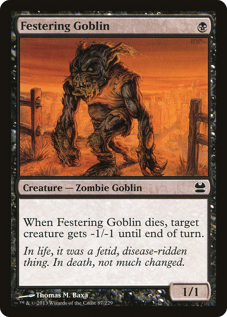 Festering Goblin [Modern Masters] Foil