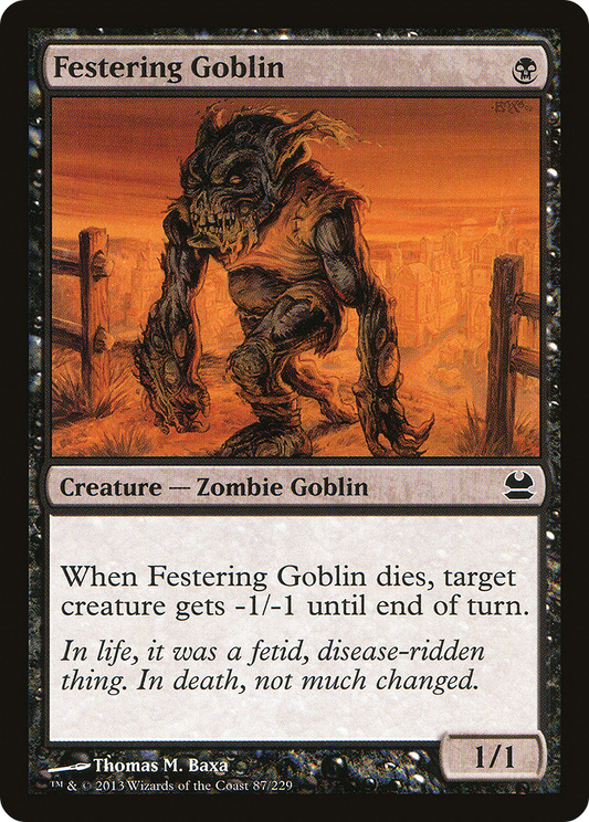Festering Goblin [Modern Masters] Foil