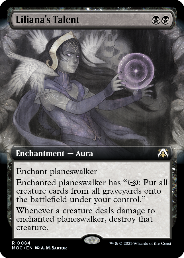 Liliana's Talent (Extended Art) [March of the Machine Commander] | Silver Goblin