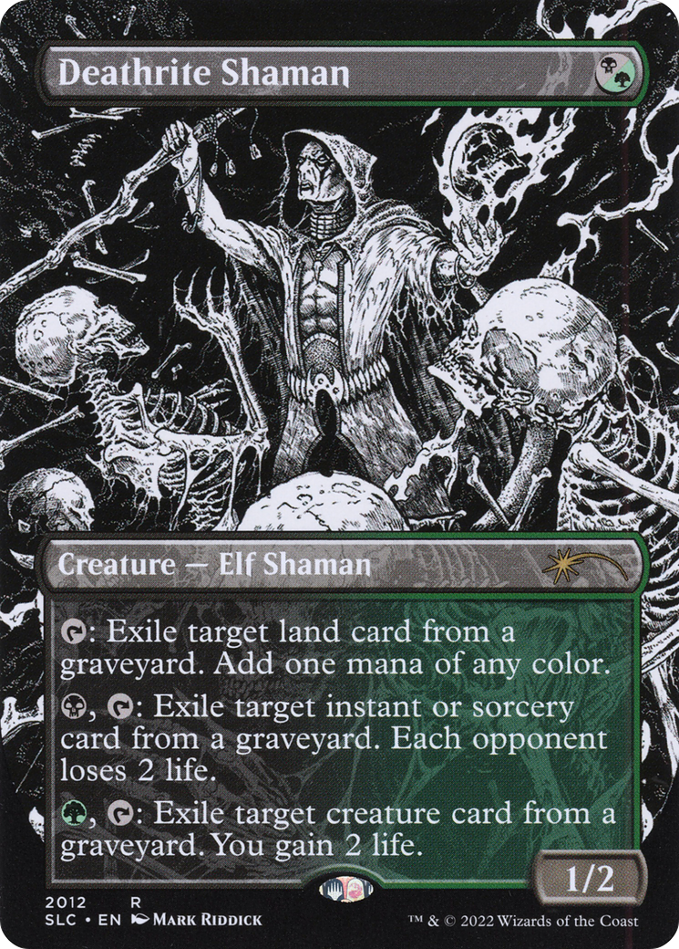 Deathrite Shaman (Borderless) [Secret Lair 30th Anniversary Countdown Kit] Foil