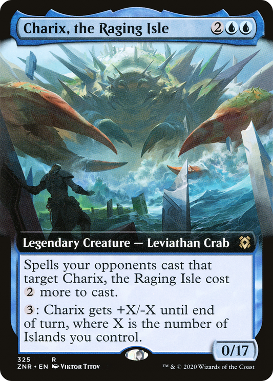 Charix, the Raging Isle (Extended Art) [Zendikar Rising]