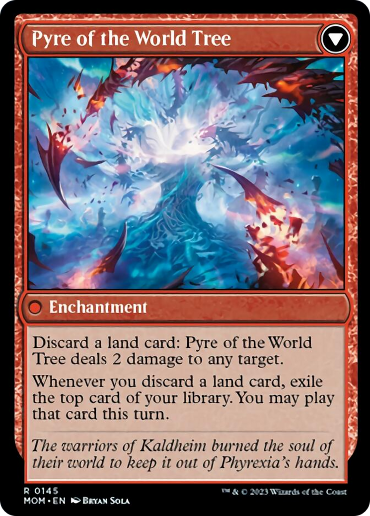 Invasion of Kaldheim // Pyre of the World Tree [March of the Machine] Foil