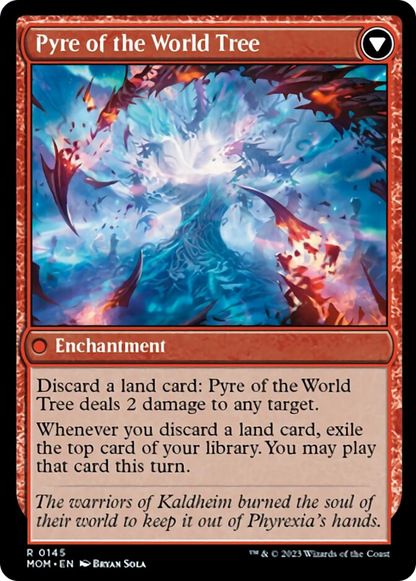 Invasion of Kaldheim // Pyre of the World Tree [March of the Machine] Foil