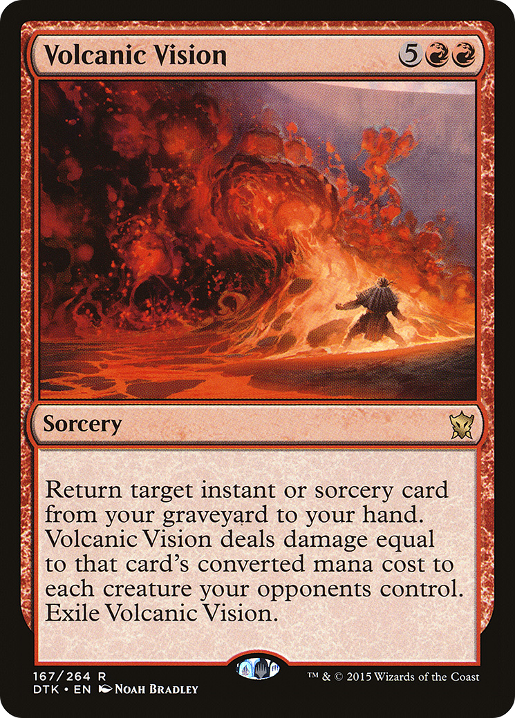 Volcanic Vision [Dragons of Tarkir] | Silver Goblin