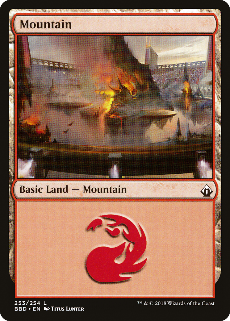 Mountain (253) [Battlebond] Foil