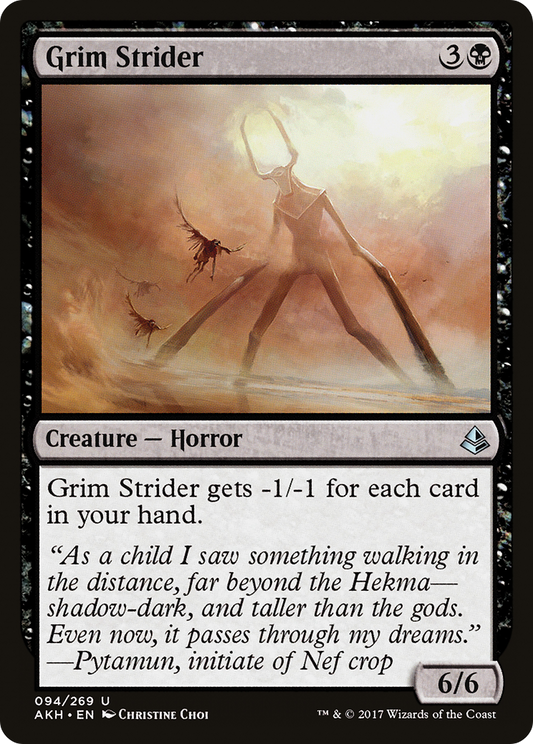 Grim Strider [Amonkhet] Foil