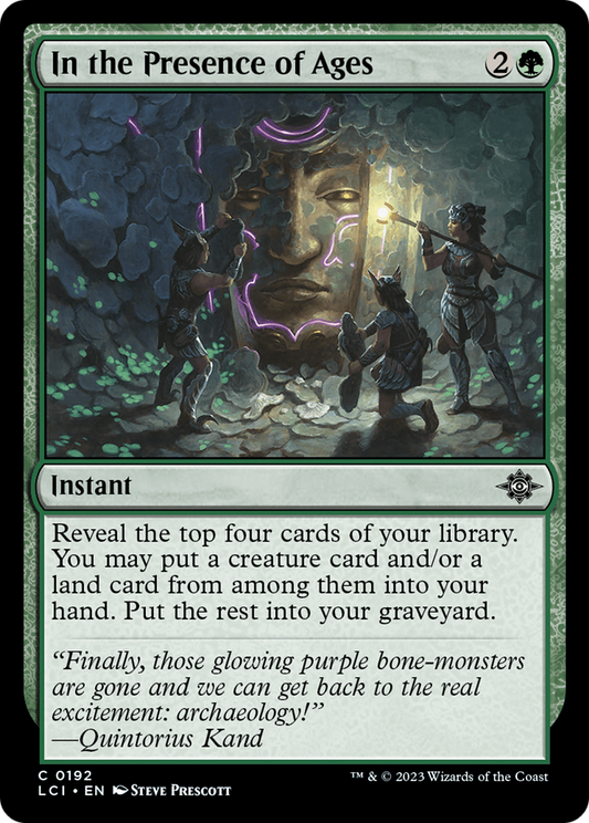 In the Presence of Ages [The Lost Caverns of Ixalan] Foil