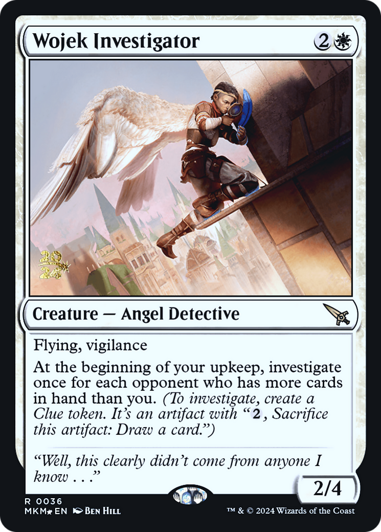 Wojek Investigator [Murders at Karlov Manor Prerelease Promos] | Silver Goblin