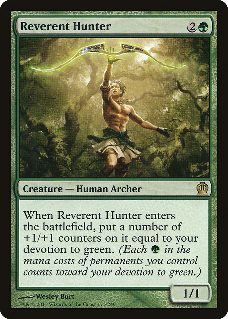 Reverent Hunter (173) Foil - Theros