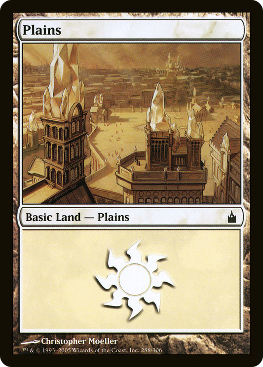 Plains (288) [Ravnica: City of Guilds] Foil