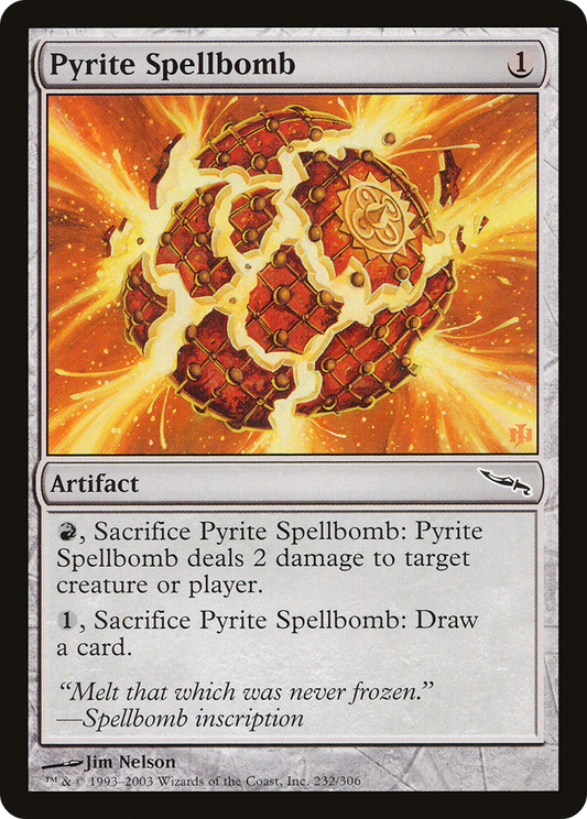 Pyrite Spellbomb [Mirrodin] Foil