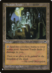 Ancient Tomb [The List] | Silver Goblin