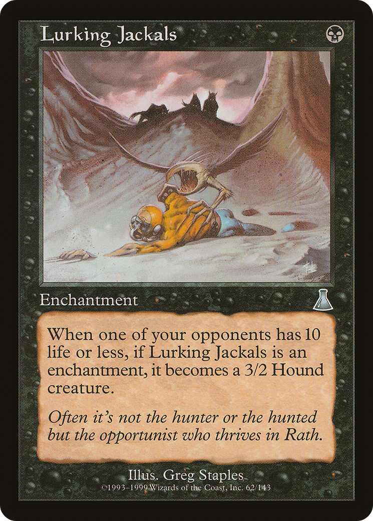 Lurking Jackals [Urza's Destiny] Foil