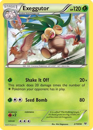 Exeggutor (2) Reverse Holofoil - XY  Roaring Skies