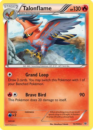 Talonflame (15) - XY  Roaring Skies