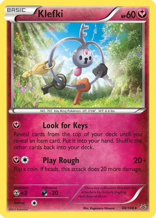 Klefki (48) Reverse Holofoil - XY  Roaring Skies