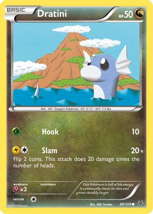 Dratini (49) Reverse Holofoil - XY  Roaring Skies