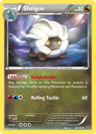 Shelgon (56) - XY  Roaring Skies