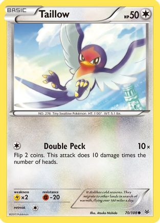 Taillow (70/108) [XY: Roaring Skies] | Silver Goblin