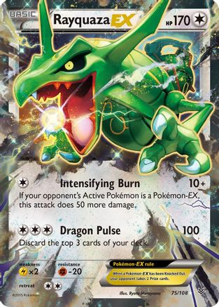 Rayquaza EX (75/108) [XY: Roaring Skies] | Silver Goblin