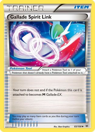 Gallade Spirit Link (83) Reverse Holofoil - XY  Roaring Skies