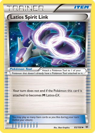Latios Spirit Link (85) Reverse Holofoil - XY  Roaring Skies