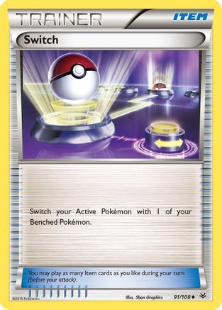 Switch (91) Reverse Holofoil - XY  Roaring Skies