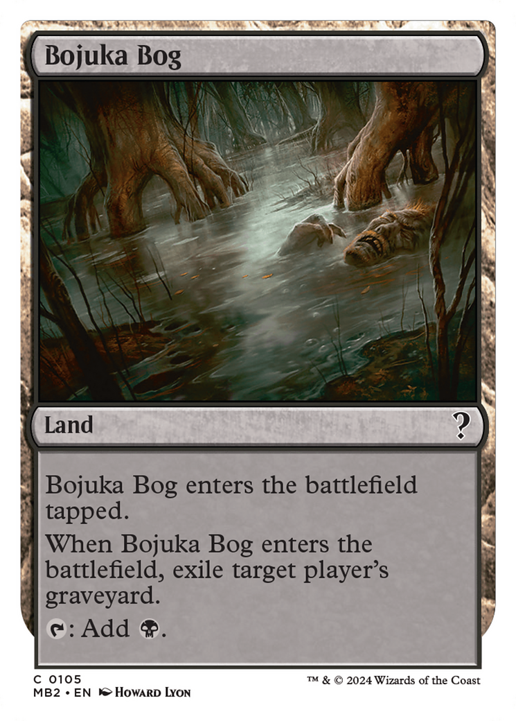 Bojuka Bog (White Border) [Mystery Booster 2] | Silver Goblin