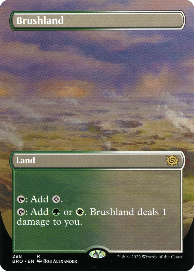 Brushland (Borderless Alternate Art) [The Brothers' War] Foil