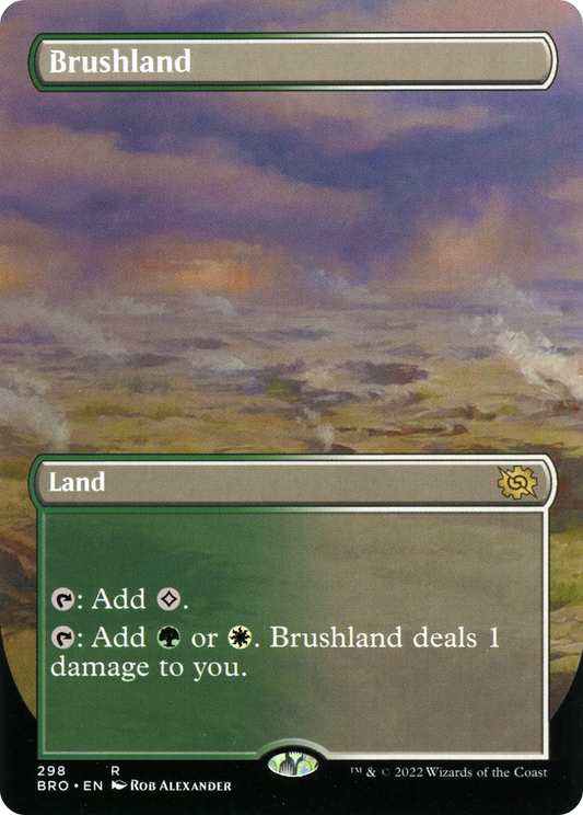 Brushland (Borderless Alternate Art) [The Brothers' War] Foil