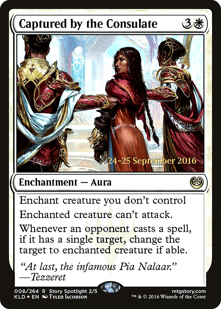 Captured by the Consulate (Prerelease) (008) Foil - Kaladesh Promos