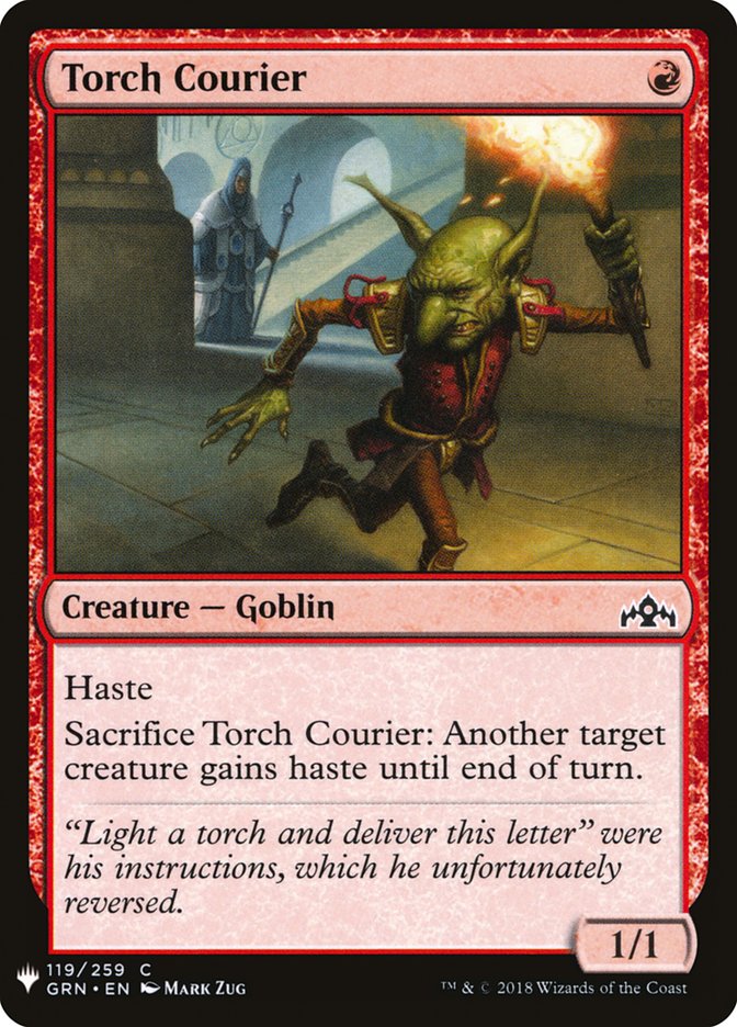 Torch Courier [Mystery Booster] | Silver Goblin